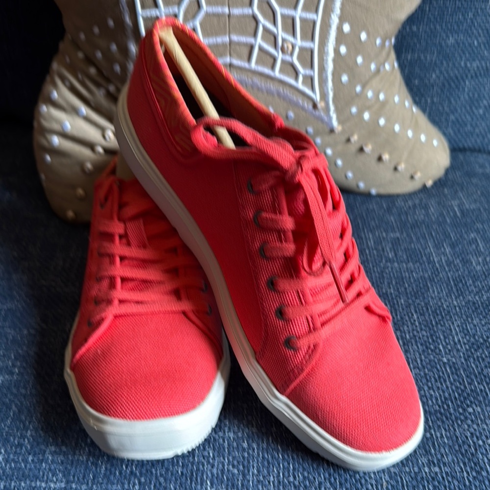 Red Canvas Sneakers